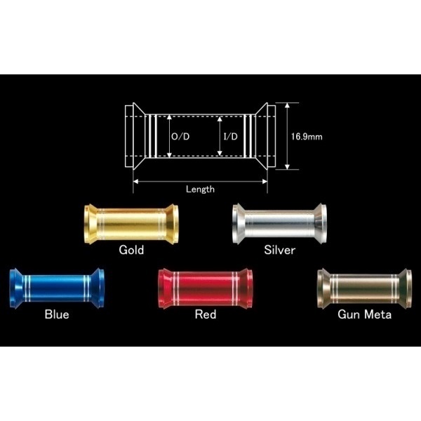 リールシートパイプ/SKPA16　シルバー